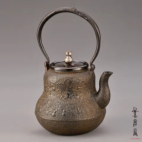 喜泉堂 瓢箪爛漫鉄瓶
