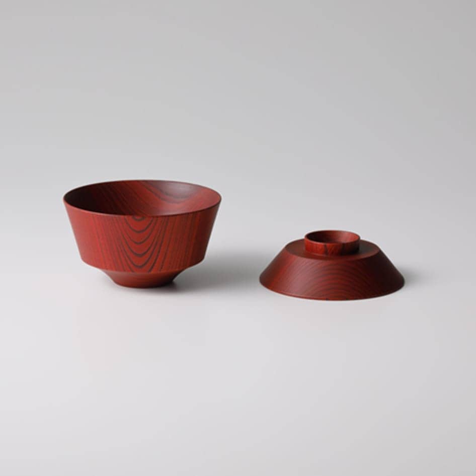 TSUMUGI 蓋付椀 端反