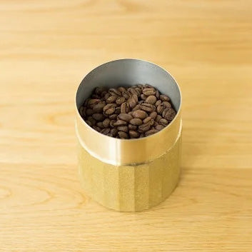 【すすむ茶筒】(真鍮)二上(FUTAGAMI)製茶缶・茶筒