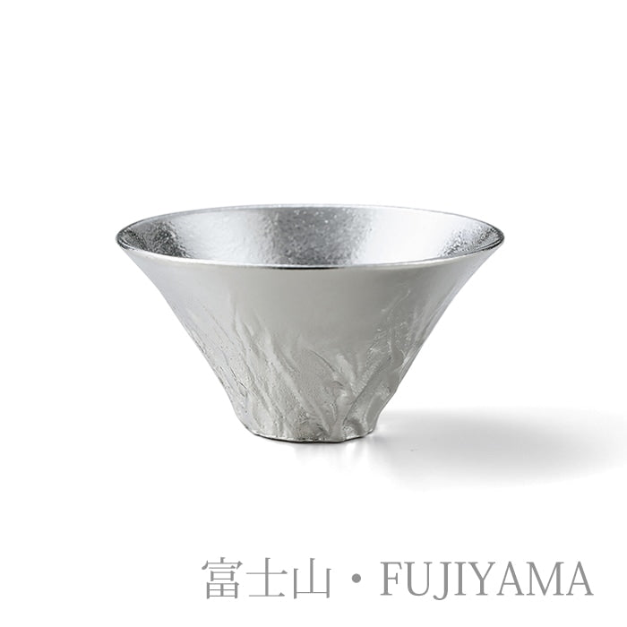 富士山 FUJIYAMA 錫・金箔セット(桐箱入)