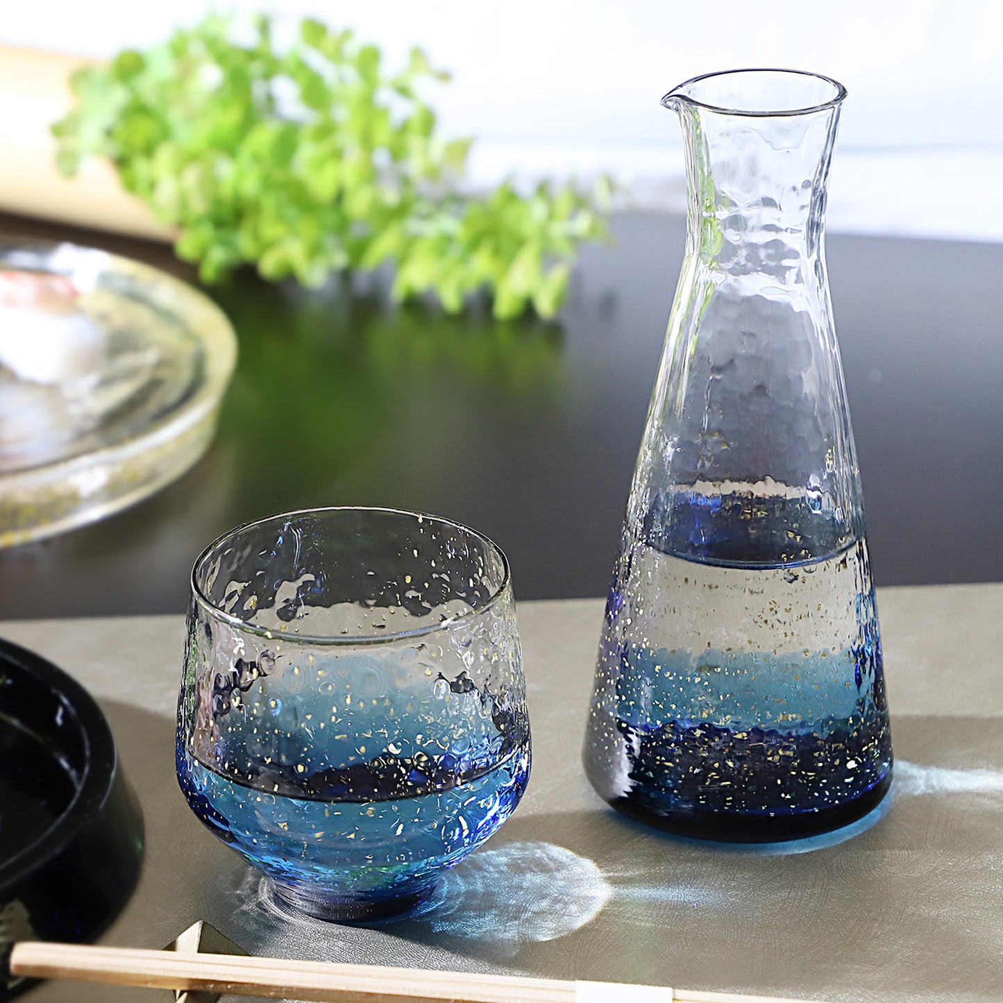 江戸硝子 八千代窯 徳利