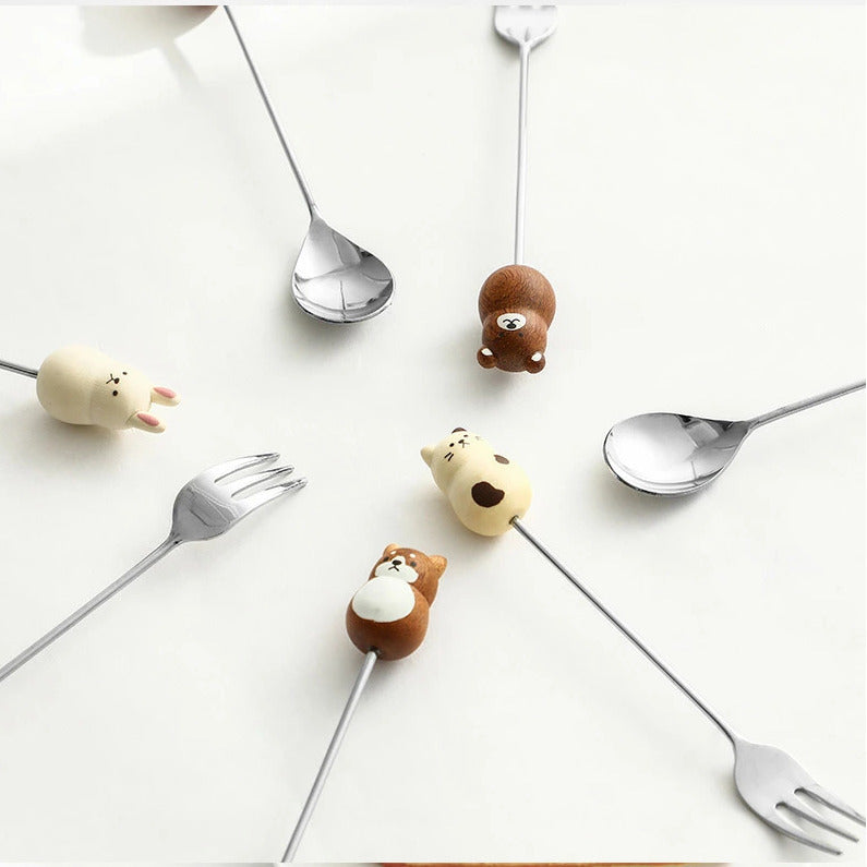 ANIMALモチーフティーカトラリー
