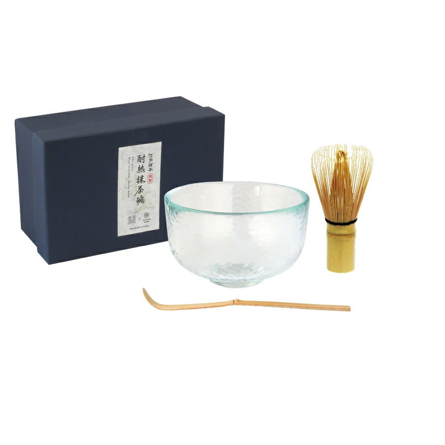 ワールドクリエイト 江戸硝子 お抹茶セット